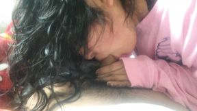 Morning Blowjob From My 18 Year Old slutty Teen Cousin