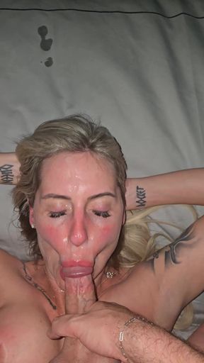 My best facial cum reactions