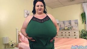 Lucky Bastard Bangs Four Big Titty BBWs in Epic Gangbang