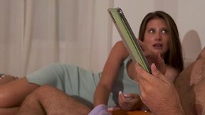 She agrees to ride his dick in exchange for a mall trip