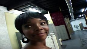 Horny black fucks the white one