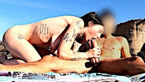 Bitch On The Beach: Hard Dick Exposed To A Slut That Doesnt Resist