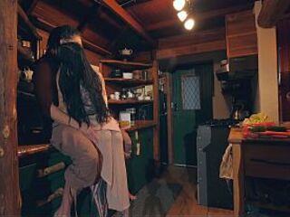 Tattooed Wifey Makes Cabbage Soup and Creampie for Biggest Weenie Hipster