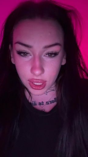 Goth Mommy sexy striptease JOI dirty talk