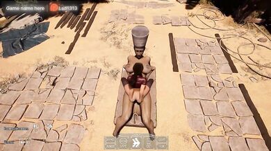 First, Lara Croft explored the cave, but then the statue explored Lara Croft's cave. 3D Animation. part 2