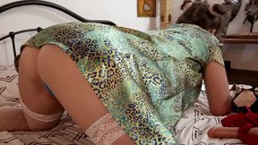 2566tec_02 - French Amateur Fuck in Satin Clothes and Lingerie