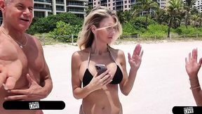 Sugar Daddy seduces mature blonde and petite Asian cutie