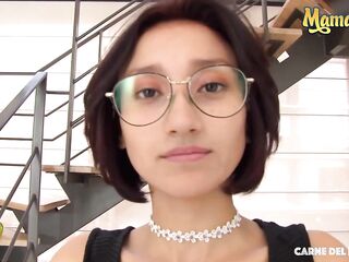 CarneDelMercado - Luna Castillo Nerdy Lalin cutie Colombiana With A Flawless Ass Gets Picked Up And Screwed