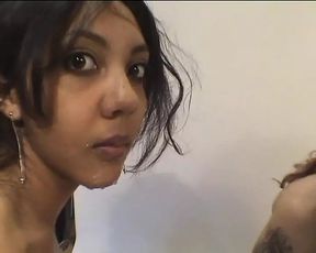 A slim French beauty pleasing a wild man with her warm asshole