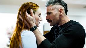 ”Guy seduces his stepsons redhead teen Girlfriend”