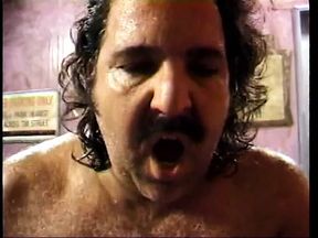 Porn legend has four lusty black bitches sucking and fucking him