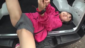 Bubble Butt Brunette Battles Tokyo Heat in Public Creampie Marathon