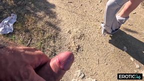 German Dirty Slut Has a Fuck Date with Stranger on Vacation!