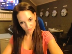 Naughty Teen Secretary on Webcam