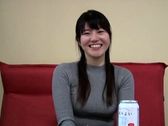 Cute Japanese girl in shiny lingerie loves toys