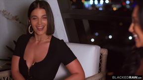 Blackedraw Gorgeous Besties Love Sharing a Fat BBC