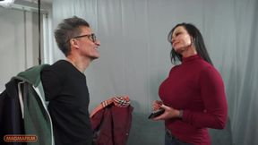 Pretty Unfunny German Tattoo Slut Gets Rammed Through by Our Funny Conny