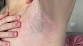 Shaves Hairy Armpits, Shows Shaved Armpits!