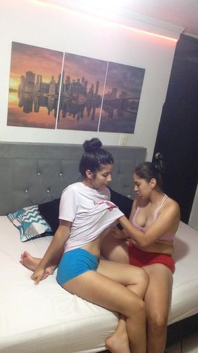 Two lesbians passionately fuck each other until they orgasm.