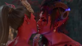 Tiefling And Karlach Can Finally Touch Each Other (2nd Romance + Dialogs)