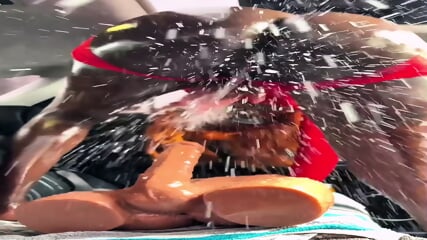 Amateur Ebony Squirter Qu33n T4hshaar