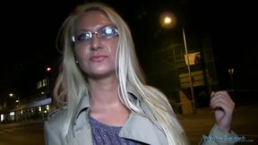MILF blonde Jessy Tiger fucks with Public Agent