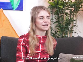 Ersties - 1st Lesbo 3some - Nele L’s 1st Smack of Wish [Ep 1 of three]