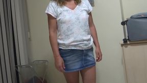 My Wife on Vacation at the Beach with Her Best Friend's Son, They Masturbate and Cumshot on Hairy Pu