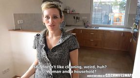 Blonde Wife Cheating her Husband