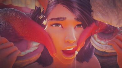 Dobbelt anal med lodne monstre efterfulgt af sprøjtning orgasme