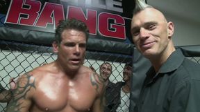 Sexy bitch and muscular dude are having a great time in the ring