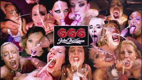 Hot Girls Love Swallowing Piss and Bukkake Fuck