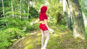 Little Red Riding Hood's Adventure in the Forest - Pussy Destruction - Deep Throat