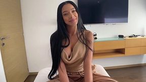Busty 18yo Venezuelan Vixen's First POV Casting Fuck