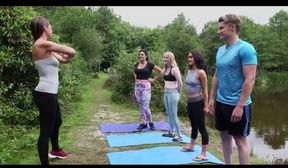 got a boner during yoga