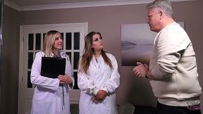 Slutty Doctors Helps Patient with Swollen Cock
