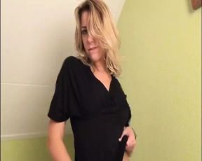 I find the door open and film Anna as blonde as she is