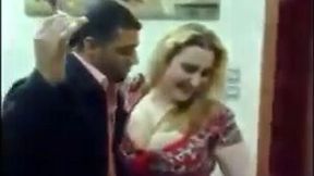 Curvaceous Arabian MILF dancing seductively in front of me