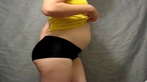 Kinky enema session leads to inflated belly