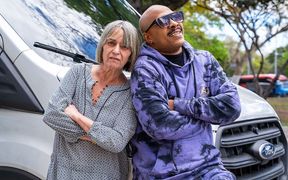 Mature Ass Stretched by a BBC in Driving Van