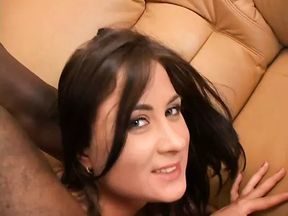 Teen fucked by two big cocks in hotel