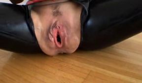 latex angel angelica plays with herself