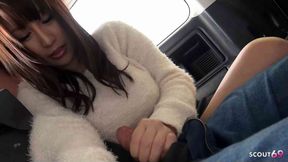 Petite Asian 18-years-old Pick Up and Car Make love