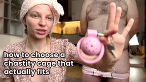 Chastity tutorial - how to choose a chastity cage that actually fits - part 2