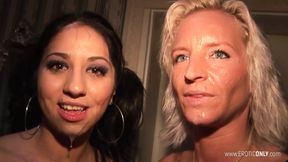 Mom goes to the swinger club with stepdaughter
