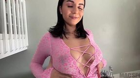 Roxie Sinner Gags on JMac's Massive Cock Before a Wild Fuck Session