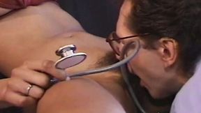 Doctor Dives into Hairy Pussy for Deep Check-up