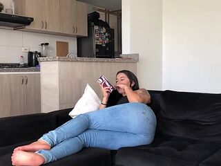 Masturbating with my stepsister - Spanish porn