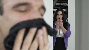 ”Panty sniffer Stepson fucks step cougar”