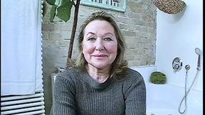 Horny Granny Naked in the Bathroom